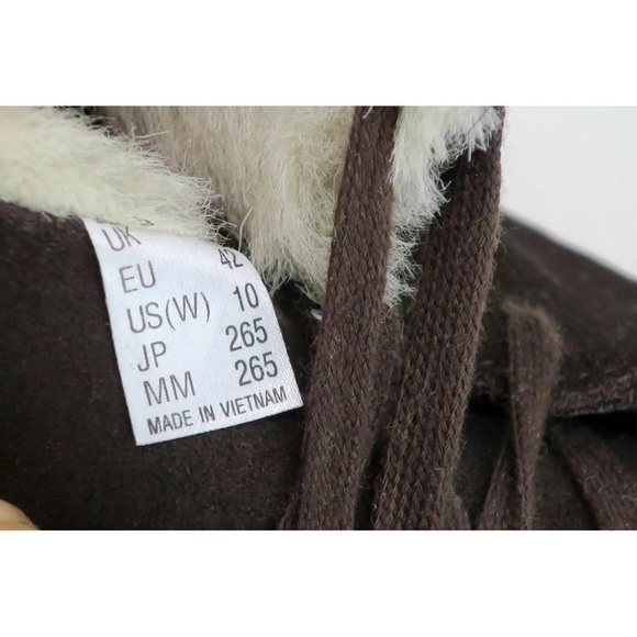 Helly Hansen Ellida Lace-up Ankle Boots Suede Coffee Bean Women's 42 (10-10.5M) - Picture 5 of 6